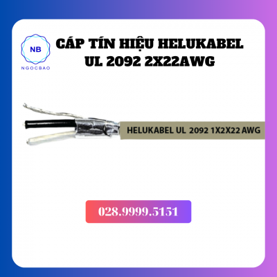 Cáp tín hiệu Helukabel UL 2092 2x22awg