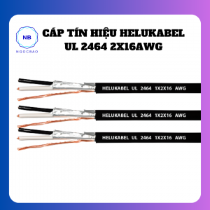 Cáp tín hiệu Helukabel UL 2464 2x16AWG