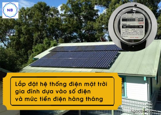hệ thống điện mặt trời gia đình