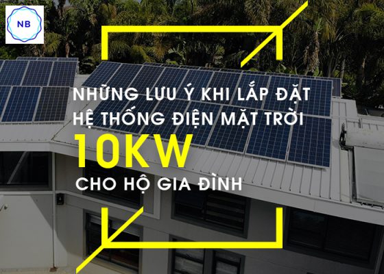 hệ thống điện mặt trời 10kw