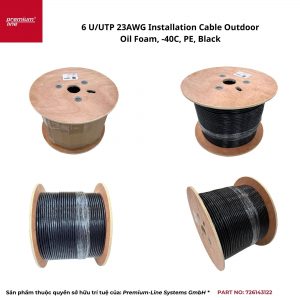 Cáp mạng outdoor Premium Line CAT6 UTP