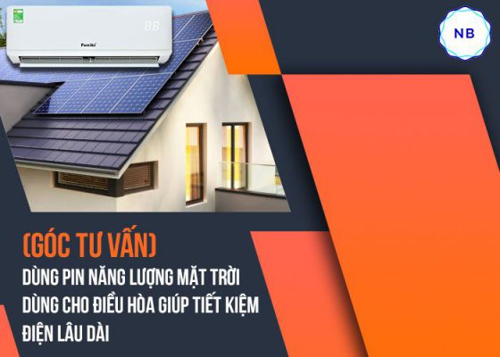 pin năng lượng mặt trời dùng cho điều hòa