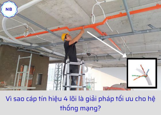 sử dụng cáp tín hiệu 4 lõi trong toà nhà