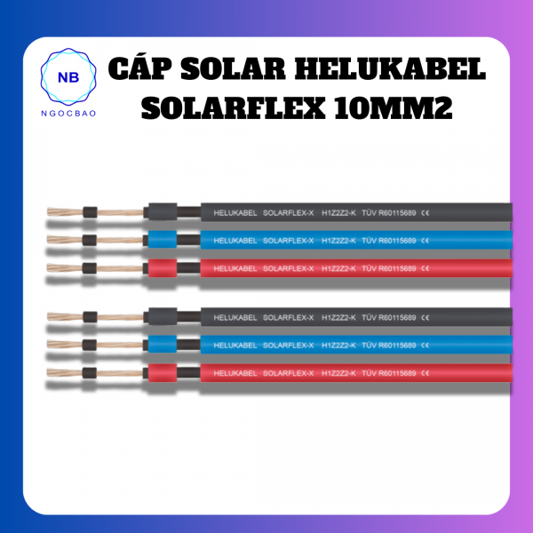 Cáp solar Helukabel SolarFlex 10mm2