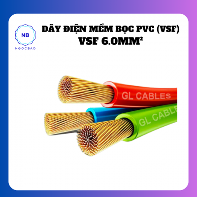 DÂY ĐIỆN MỀM BỌC PVC (VSF) – VSF 6.0mm²