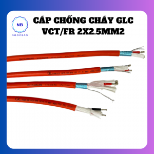 Cáp chống cháy GLC VCT/FR 2x2.5mm2
