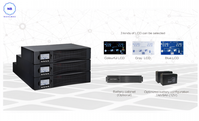 Bộ Lưu Điện ARES AR-MP RT (1kVA – 3kVA)