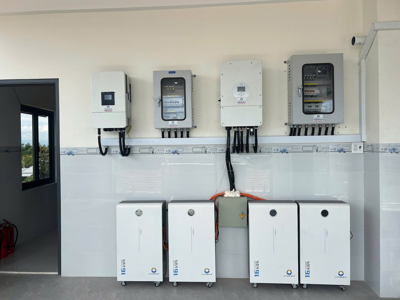 Pin lưu trữ LVTOPSUN LVTS-512314-G4 16.07kWh lắp đặt thực tế | Ngọc Bảo
