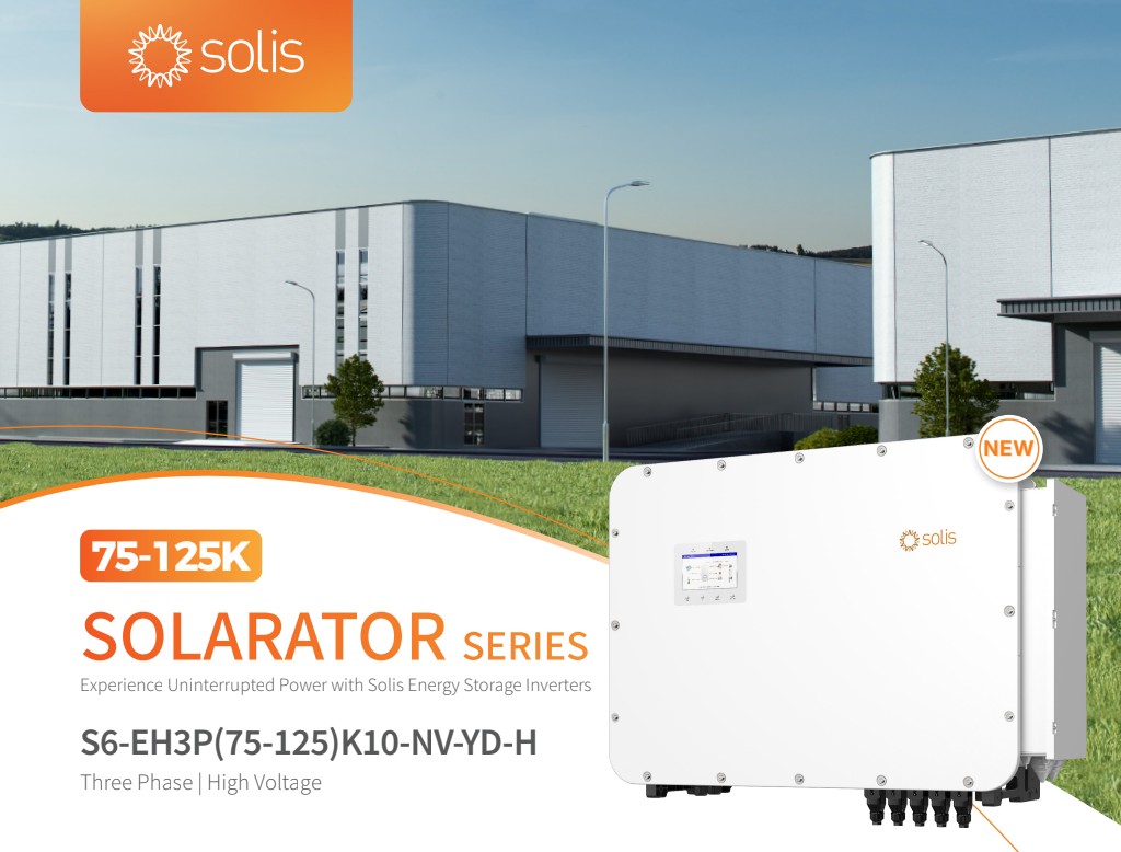 Biến tần Hybrid Solis S6-EH3P(75-125)K10-NV-YD-H 3 pha áp cao